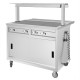 Buffalo mobiele uitgiftewagen met verwarmd blad – 3x GN 1/1