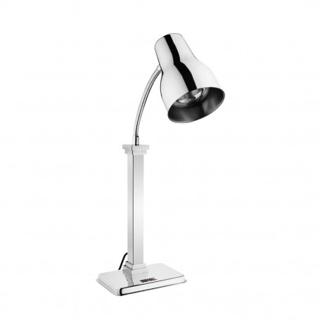 Buffalo Trancheerstation met Warmtelamp 250W - RVS, Zilver