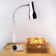 Buffalo Trancheerstation met Warmtelamp 250W - RVS, Zilver