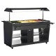 Buffalo Warmhoud Buffet Bar Zwart - Bain-Marie Saladebar 4x GN1/1