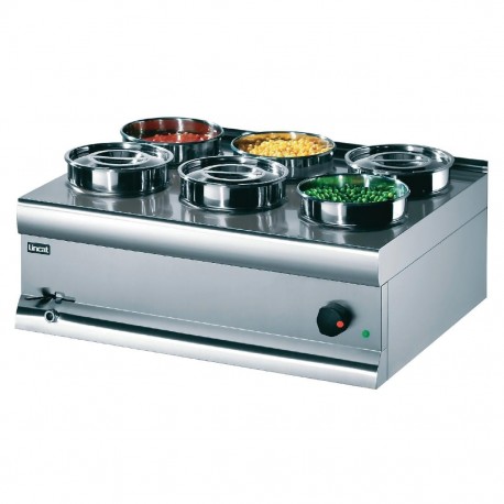 Lincat Silverlink 600 Bain Marie BS7W – RVS Voedselwarmhouder met Aftapkraan