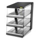 Buffalo Glooiend Kanaal Voedselverwarmer 3 Planken – Zwart