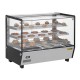 Buffalo vierkante warmhoudvitrine 160L - RVS & glas display merchandiser