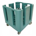 Cambro Compact Verstelbare Schotel Caddy Leiblauw