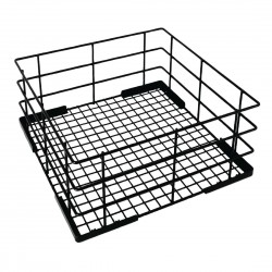 Vogue hoge glazenkorf 50cm zwart - vaatwaskorf draad
