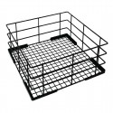 Vogue hoge glazenkorf 50cm zwart - vaatwaskorf draad