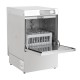 Buffalo Digitale Onderbouw Glazenspoelmachine met Afvoerpomp – 400 mm Mand, 3,3 kW