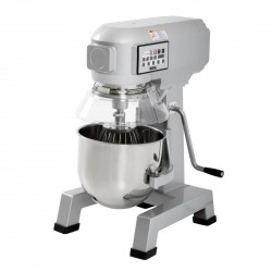 Buffalo Digitale Planetaire Mixer 10L - Zilver | Aluminium & RVS