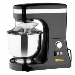 Buffalo Planetaire Mixer 5L – Zwarte Aluminium Keukenmixer