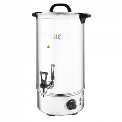 Buffalo Energiebesparende Waterkoker 10L - Handmatig Vullen, RVS & Kunststof, Zilver