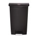 Rubbermaid Slim Jim Front Step pedaalemmer 68L zwart – polyethyleen afvalbak