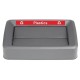 Jantex Slim Bin Label - Rood Papier Afvalbaklabel 360x30mm