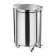 Gastro M RVS Pedaalemmer met Wielen 50L
