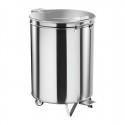 Gastro M RVS Pedaalemmer met Wielen 50L