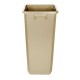 Jantex Smalle Afvalbak Beige 60L | Polypropyleen