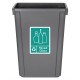 Jantex Slim Bin Label Gemengd Glas – Groen Afvalsticker voor Afvalbakken