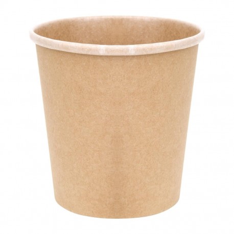 Fiesta Recyclable soepbekers 455ml 98mm – bruin karton (500 stuks)