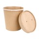 Fiesta Recyclable soepbekers 455ml 98mm – bruin karton (500 stuks)