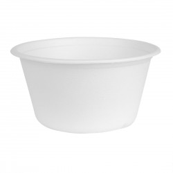 Fiesta Composteerbare Suikerriet Kom 900ml – Duurzame Afhaalverpakking (50 stuks)