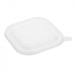 Fiesta Recyclebare PET Deksel voor Vierkante Containerbodems (300 stuks)
