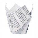 Chevler krantenprint frietpapier – bont frietzakje (1100 stuks)
