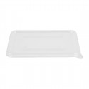 Fiesta Recycleerbare Deksels voor Bagasse-Containers - Helder PET (100 stuks)
