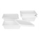 Fiesta Recycleerbare Deksels voor Bagasse-Containers - Helder PET (100 stuks)
