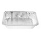 Folie 1/2 Gastronorm Afhaalcontainers – 100 stuks Zilver Aluminium