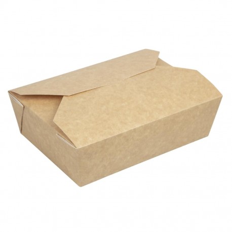 Colpac recyclebare kraft voedseldozen 1950ml – bruin kraftkarton (200 stuks)