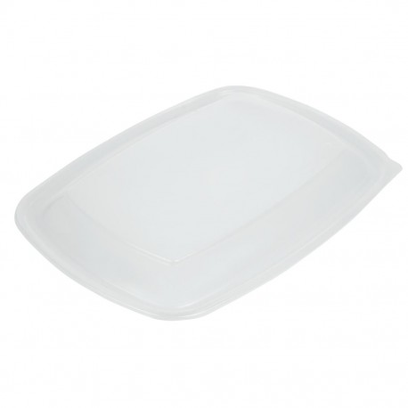 FastPac deksels voor grote rechthoekige voedseldozen 1350ml – helder, 150 stuks
