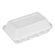 Fiesta Composteerbare Bagasse Voedselcontainers 400x335mm (200 stuks) - Wit