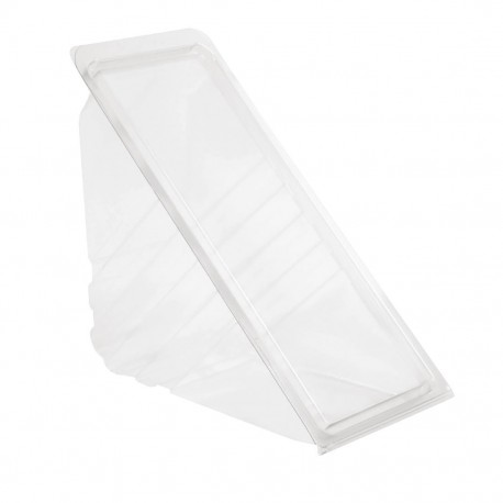 Faerch recyclebare diepe driehoekige sandwichboxen (500 stuks) – rPET, Helder