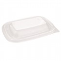 FastPac Deksels voor Kleine Rechthoekige Afhaalbakjes 500ml – Polypropyleen, Helder (300 stuks)