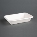 Fiesta Compostable composteerbare voedselbakjes 455ml – Bagasse, Wit (50 stuks)