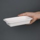 Fiesta Compostable composteerbare voedselbakjes 455ml – Bagasse, Wit (50 stuks)