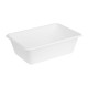 Fiesta Composteerbare Bagasse Voedselcontainer Bases 800ml - 100 stuks - Wit