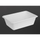 Fiesta Composteerbare Bagasse Voedselcontainer Bases 800ml - 100 stuks - Wit