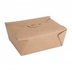 Fiesta Recyclable kartonnen voedseldozen 152mm bruin - doos 200 stuks