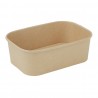Fiesta Recyclable rechthoekige afhaalbakjes 750ml, bruin (300 stuks)
