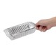 Fiesta Recyclebare Foliecontainers 725 ml – Aluminium Afhaalbakjes Zilver (500 Stuks)