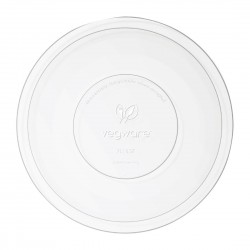 Vegware 185-serie composteerbare platte deksels - 300 stuks PLA
