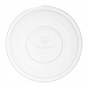 Vegware 185-serie composteerbare platte deksels - 300 stuks PLA