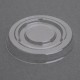 Fiesta Recyclable PET deksels voor bagasse sausbakjes - 1000 stuks, helder