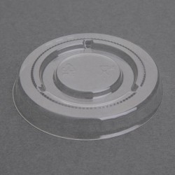 Fiesta Recyclable PET deksels voor bagasse sausbakjes - 1000 stuks, helder