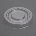 Fiesta Recyclable PET deksels voor bagasse sausbakjes - 1000 stuks, helder
