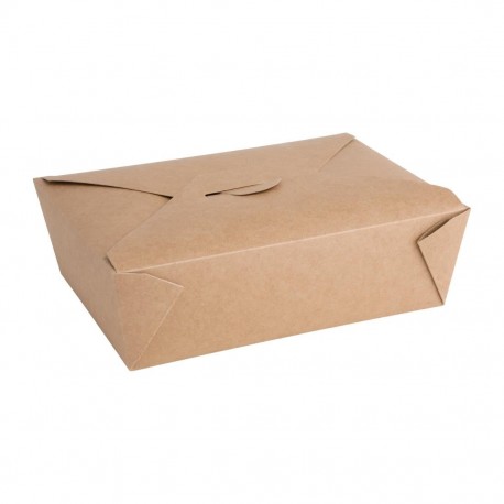 Fiesta Recyclable kartonnen voedseldozen 197mm, bruin - 200 stuks