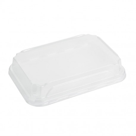 Fiesta Recyclebare PET Deksel voor Nr. 3 Sushi Trays – Helder (300 stuks)