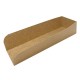 Fiesta recyclebare hotdogbak 44x50 mm – bruin karton (1000 stuks)