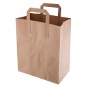 Fiesta gerecyclede bruine papieren draagtassen medium (250 stuks)