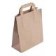 Fiesta gerecyclede bruine papieren draagtassen medium (250 stuks)